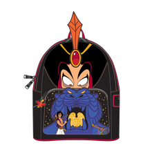 Disney Villains - Jafar Scene 10” Faux Leather Mini Backpack LOUNGEFLY