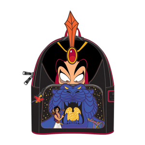 Disney Villains - Jafar Scene 10” Faux Leather Mini Backpack LOUNGEFLY