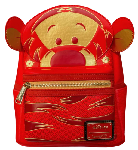 Winnie the Pooh - Tigger Lunar New Year 10” Faux Leather Mini Backpack LOUNGEFLY