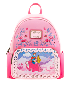Disney Princess - Aurora Stories 10” Faux Leather Mini Backpack LOUNGEFLY