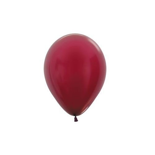 Semperte Latex 12cm Metallic Burgundy Balloon