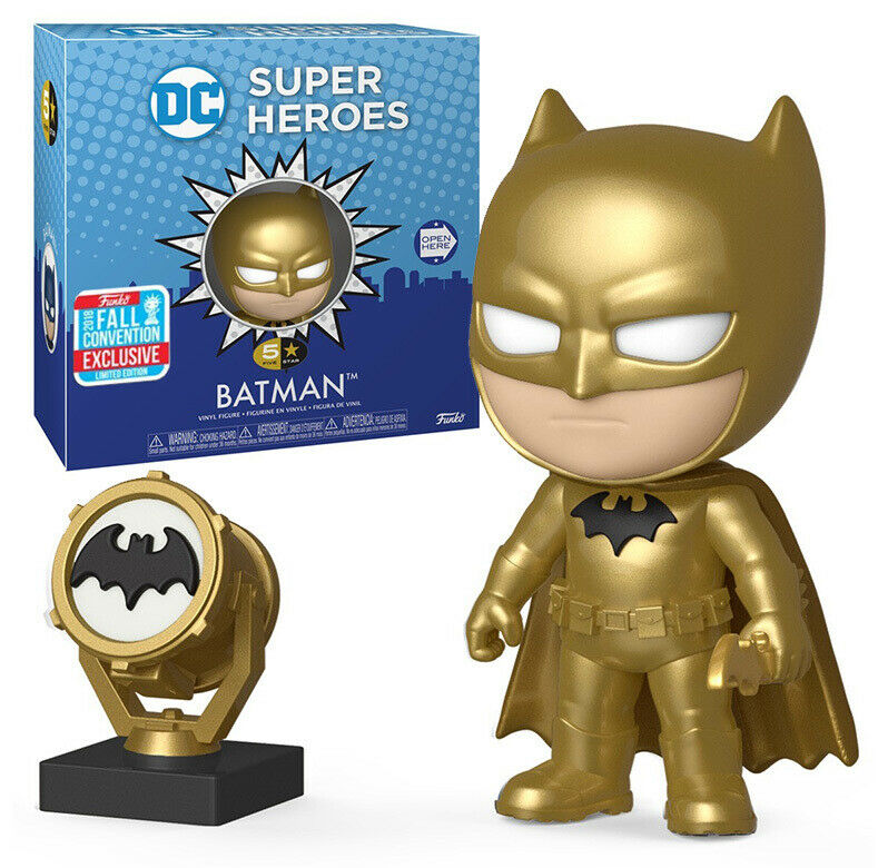 Funko 5 Star DC Super Heroes Batman (Golden Midas) - Funko 2018 New York Comic Con (NYCC) Limited Edition