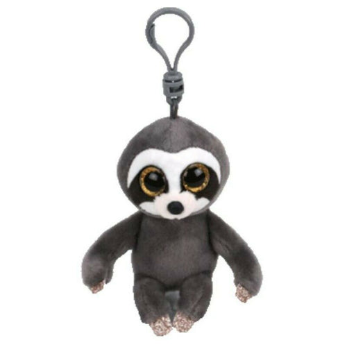 BEANIE BOOS CLIPS DANGLER TY PLUSH GREY SLOTH