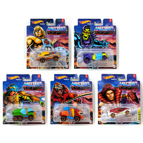 Masters of the Universe Hot Wheels Character Car Five-Pack **