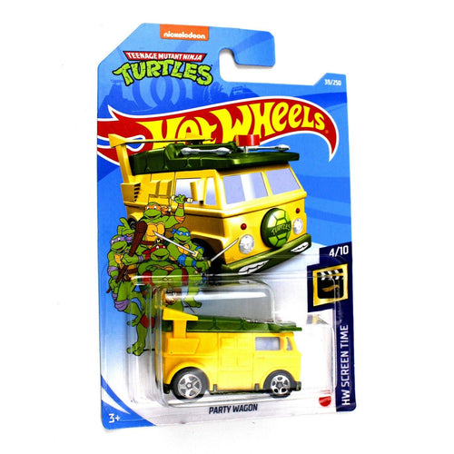 Hot Wheels TMNT Mutant Ninja Turtles Party Wagon Diecast Toy Car New