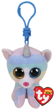 TY BEANIE BOOS - HEATHER THE CAT WITH HORN METAL CLIP