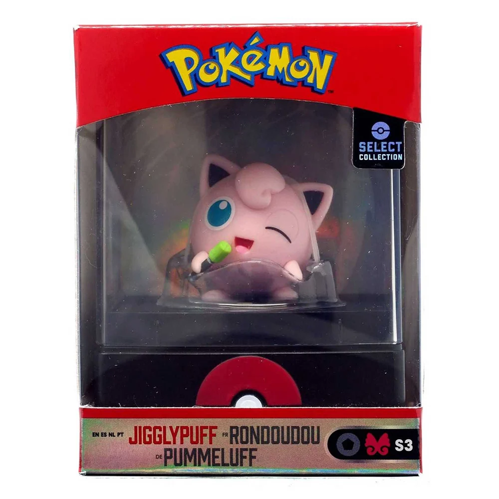 Wicked Cool Toys Pokemon Collection Jigglypuff Figure with Case NEW