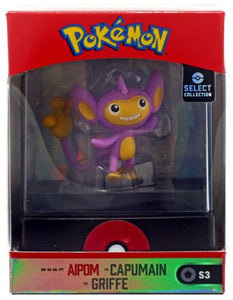 Wicked Cool Toys Pokemon Select Collection Aipom Figure with Case
