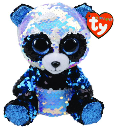 TY Beanie Boos Flippables Sequins Regular Bamboo Panda