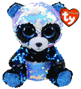 TY Beanie Boos Flippables Sequins Regular Bamboo Panda