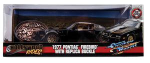 Smokey & the Bandit 1977 Pontiac Firebird 1:24 with Belt Buckle Hollywood Ride