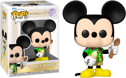 Walt Disney World: 50th Anniversary - Aloha Mickey Mouse Pop! Vinyl Figure #1307