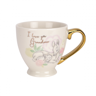 Disney Magical Tea Cup Bambi 'I Love You Grandma' Tea Cup GIFT BOXED