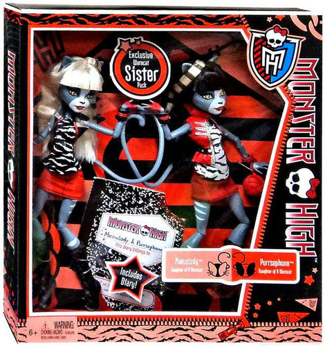 Monster High Meowlody & Purrsephone Exclusive  Doll 2-Pack