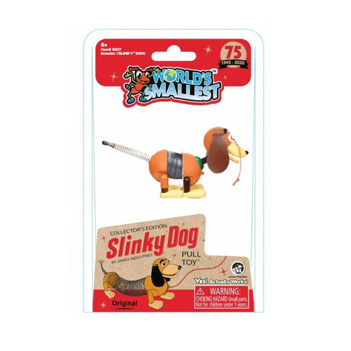 World's Smallest Slinky Dog Toy