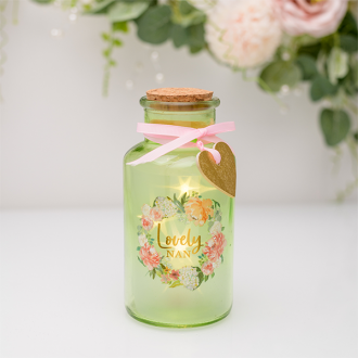 LIGHT UP JAR: LOVELY NAN MOTHERS DAY