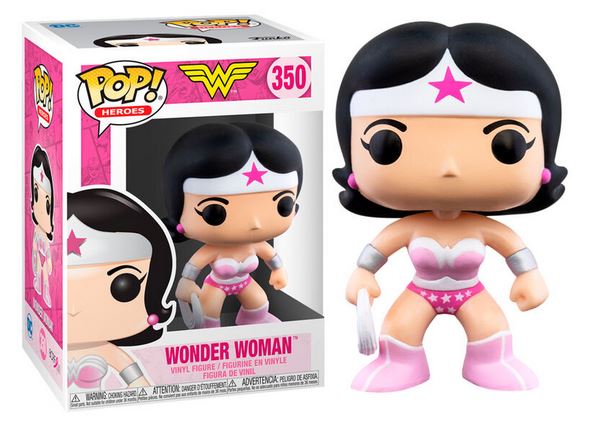 Wonder Woman Breast Cancer Awareness Pop Vinyl! 350